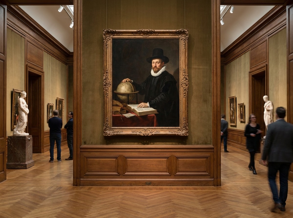 Fac-similé grand format d'une œuvre reproduite et présentée en salle de musée